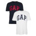 GAP V-BASIC ARCH 2 PACK Pánske tričko, čierna, veľkosť