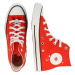 CONVERSE Členkové tenisky 'CHUCK TAYLOR ALL STAR - FEVER'  striebornosivá / červená / biela