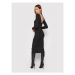 Pinko Úpletové šaty Verici 1G1681 Y77L Čierna Slim Fit