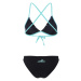 Aquafeel flash sun bikini black/blue xl - uk38