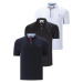 TRIPLE SET T8582 DEWBERRY MENS T-SHIRT-BLACK-WHITE-NAVY BLUE