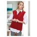 32632 Dewberry Knitwear Womens Sweater-RED