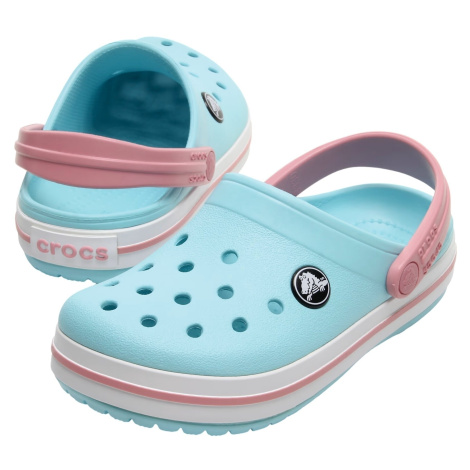 Crocs Kids' Crocband Clog Sandále Ice Blue/White