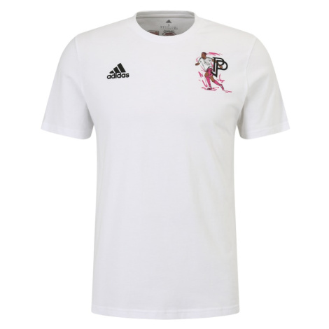 ADIDAS SPORTSWEAR Funkčné tričko 'Pogba'  ružová / čierna / biela