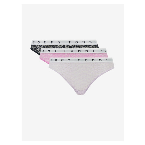 Tommy Hilfiger Colorful 3 Pack Translucent Panties 3PK Bikini - Women