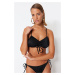 Trendyol Black Bralette Tunnel Bikini Top