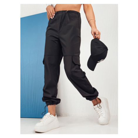 Dámske padákové nohavice Couture Queen Farba čierna DSTREET