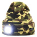 Cattara 85157 Cattara Čepice ARMY s LED svítilnou, USB nabíjení