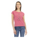 Tričko La Martina Woman T-Shirt S/S 40/1 Cotton Ružová