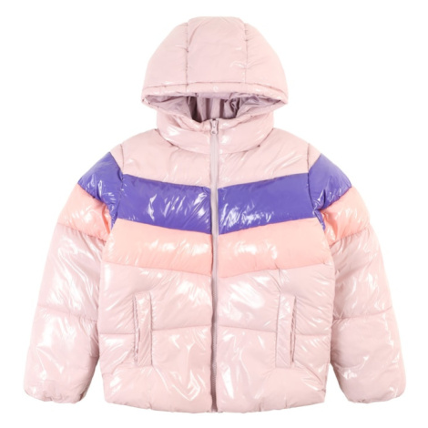 UNITED COLORS OF BENETTON Zimná bunda  svetlofialová / ružová / pastelovo ružová