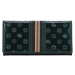 Dámska lakovaná peňaženka s monogramom a stuhou, horizontálna 34-1-075-00