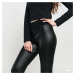 Legíny Urban Classics Ladies Faux Leather High Waist Leggings Black