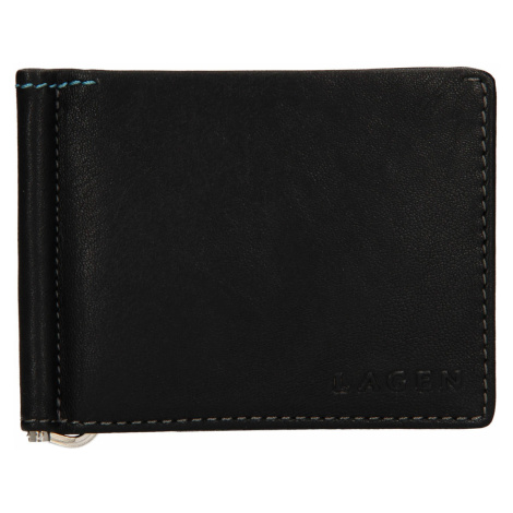 Pánska kožená peňaženka Lagen Libor - čierna