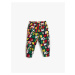 Koton Jogger Sweatpants Christmas Theme, Printed, Tie Waist with Pockets.