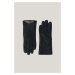 RUKAVICE GANT LEATHER GLOVES BLACK