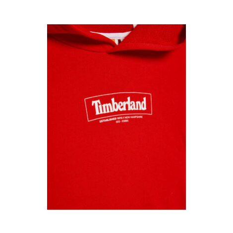 Timberland Mikina T25T09 S Červená Regular Fit