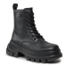 Tommy Jeans Outdoorová obuv Tjw Chunky Leather Boot EN0EN02503 Čierna