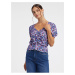 Orsay Purple Women's Floral Top - Women's