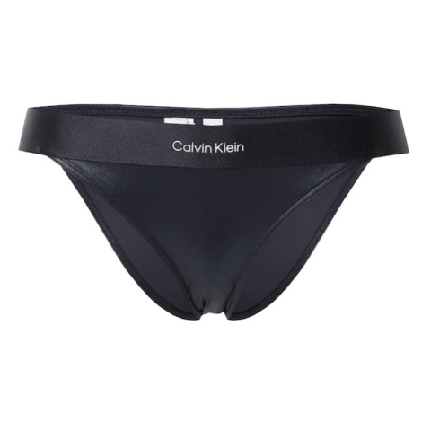 Calvin Klein Swimwear Bikinové nohavičky  čierna / biela