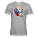 Pánské tričko s potlačou plemena Pyrenejský horský pes s voliteľným menom