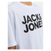 Jack&Jones Tričko Corp Logo 12151955 Biela Standard Fit