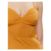 Calvin Klein Koktejlové šaty K20K205228 Oranžová Slim Fit