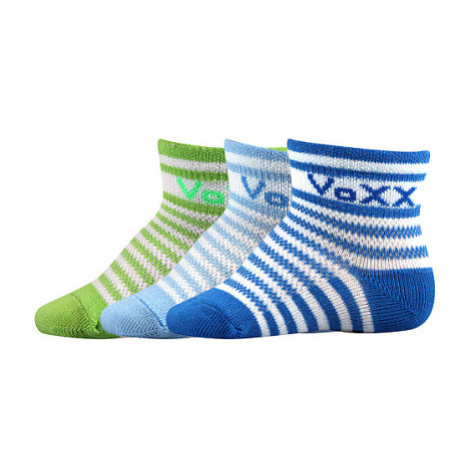Voxx Fredíček Dojčenské priedušné ponožky - 3 páry BM000000640200100686 mix pruhy/kluk