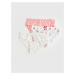 LC Waikiki Printed Cotton Girl's Panties 3-Piece