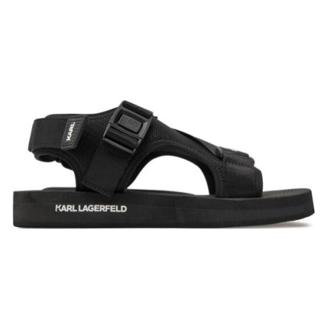 KARL LAGERFELD Sandále KL70515 Čierna