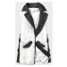 Elegantní vesta z ekokůže a kožešiny bílá XL (42) model 15831761 - S'WEST
