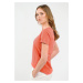 Volcano T-Shirt T-VALERY Coral