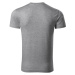 Malfini Slim fit V-NECK Pánske tričko 146 tmavo šedý melír