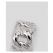 Šperk Karl Lagerfeld K/Autograph Chain Earrings Šedá