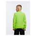 Chlapčenská lyžiarska flisová mikina 4F JUNIOR FLEECE UNDERWEAR-JAW23UFLEM019-41N-GREEN NEON