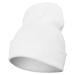 Long heavyweight cap white