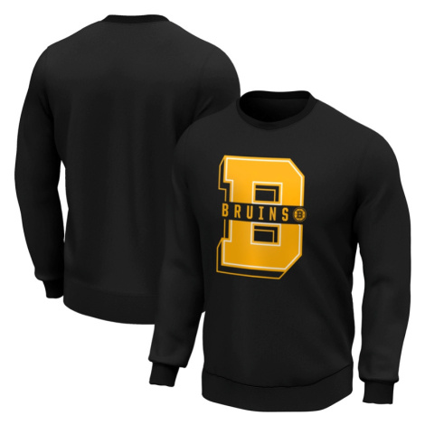 Boston Bruins pánska mikina College Letter Crew Sweatshirt