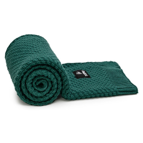 T-TOMI Knitted Blanket Smaragd pletená deka 80 x 100 cm