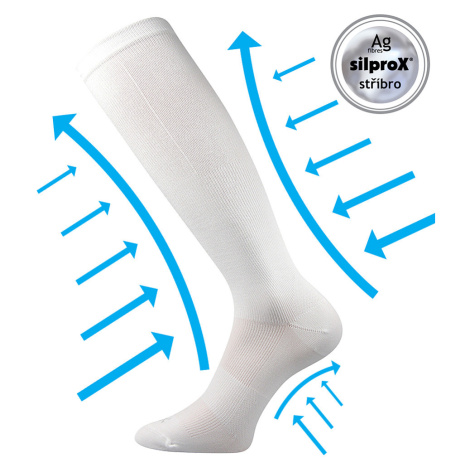 VOXX kompresné ponožky Croma white 1 pár 102372