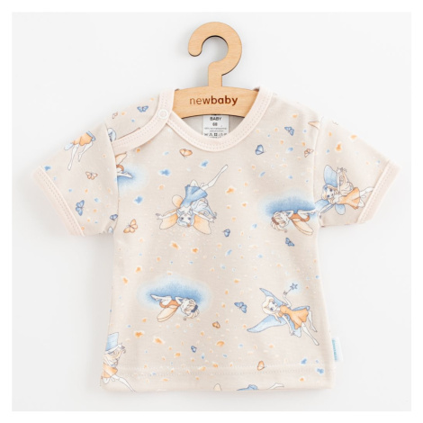 Dojčenské bavlnené tričko s krátkym rukávom New Baby Víla, veľ:56 , 20C50735