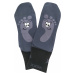 3PACK ponožky VoXX tmavo sivé (Barefootan-darkgrey) M