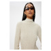 Koton Basic Knitwear Turtleneck Sweater Long Sleeve Textured