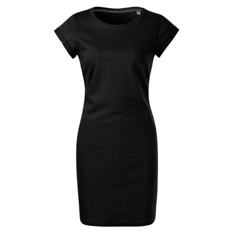Malfini Freedom Dámske bavlnené šaty 178 čierna