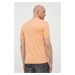 Bavlnené tričko BOSS BOSS CASUAL pánske,oranžová farba,s potlačou,50481923