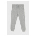 Detské nohavice Guess šedá farba, jednofarebné