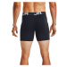 Pánske boxerky UNDER ARMOUR 3 PACK-UA Charged Cotton 6in-BLK