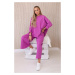 Women's set sweatshirt + pants - purple