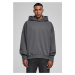 Men's High Low Hoody Sweatshirt Grey