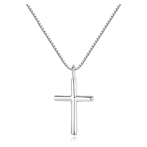 Linda's Jewelry Strieborný náhrdelník Kríž Ag 925/1000 INH131