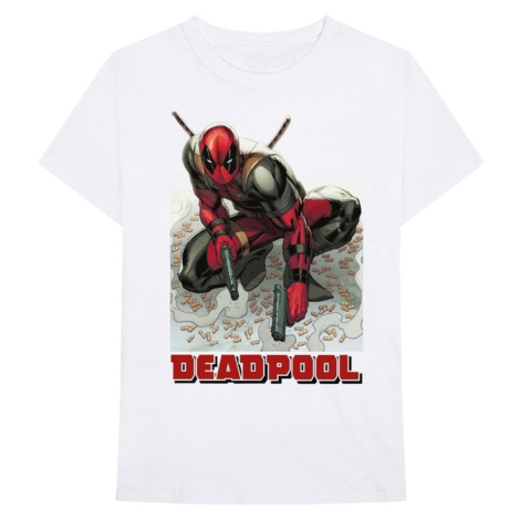 Marvel Tričko Deadpool Bullet Unisex White