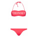 TWINSET Bikiny 211LMMP11 Ružová